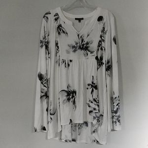 rxb Long Sleeve Floral Top